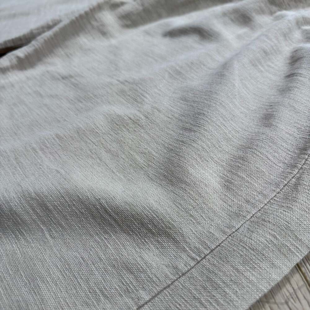 Bohme Tan Linen Blend Wide Leg Culotte Pants Womens Small Boho Pockets - Picture 9 of 11